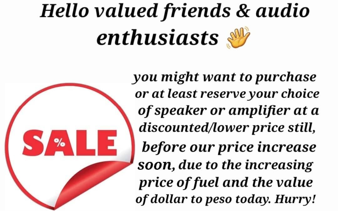 Hello valued friends and audio enthusiast👋